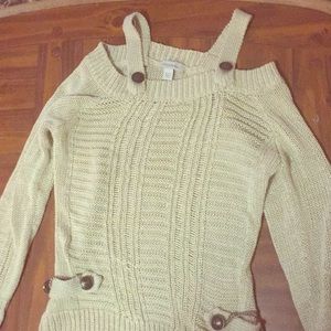 A sweater tank top thing